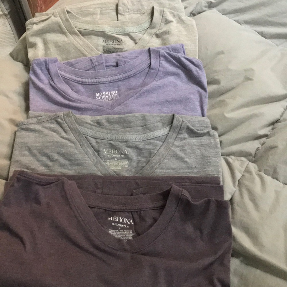 Men large tee shirts